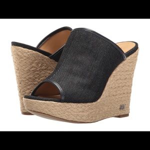 Michael Kors Denim Mule Wedge
